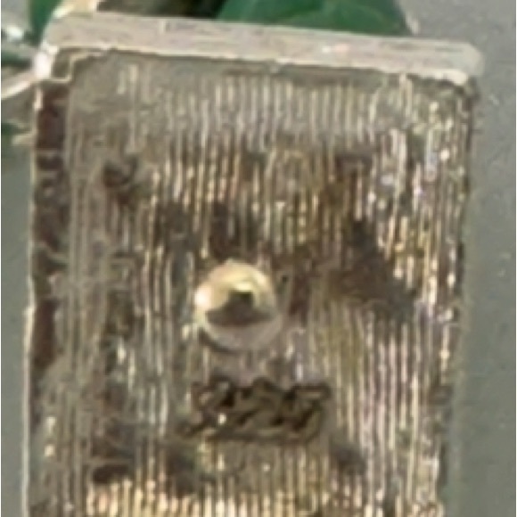 925 silver bracelet aventurine stone - Picture 8 of 10